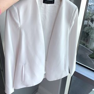 Zara white blazer
